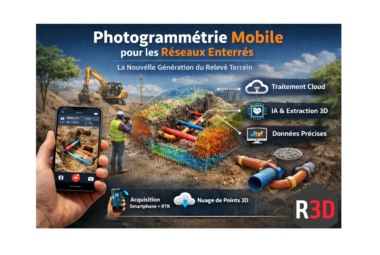 Photogramm&eacute;trie mobile pour r&eacute;seaux enterr&eacute;s